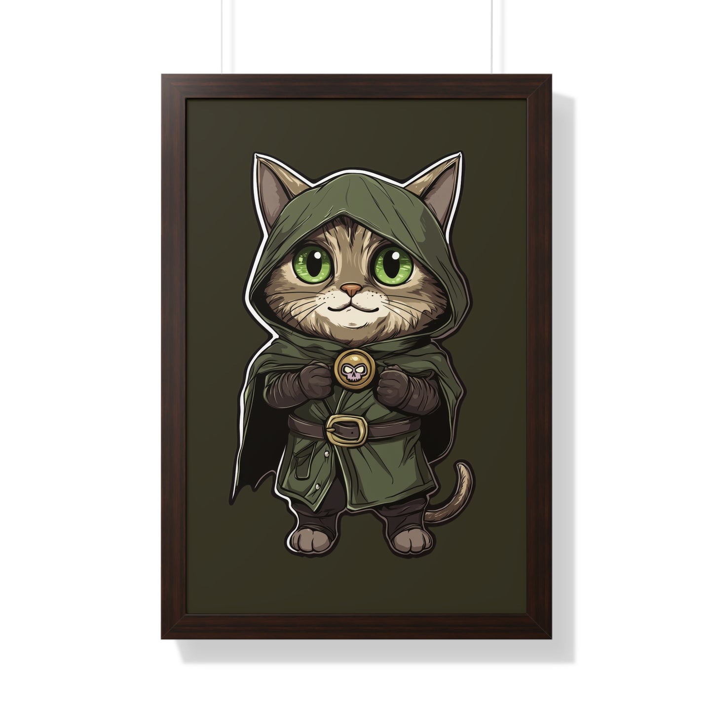 Dr. Doomcat Framed Wall Art