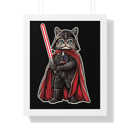 Darth Pawder Framed Wall Art