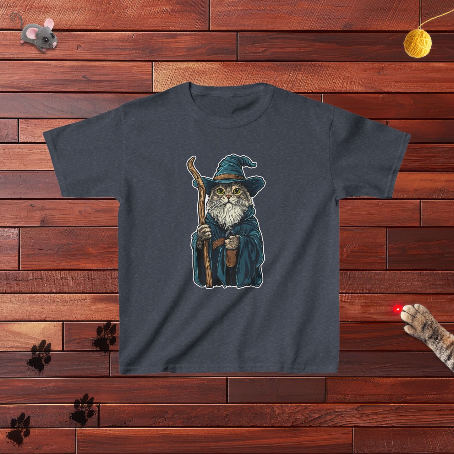 Catdolf The Grey Kids Tee