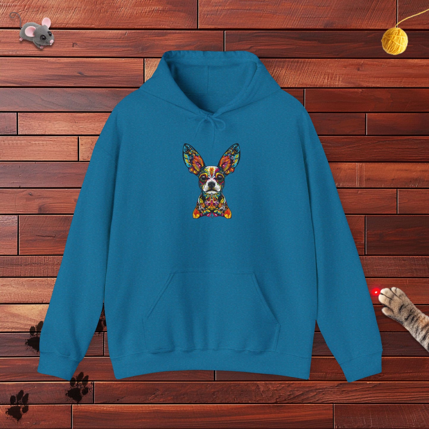 Dia De Muertos Doggo Hoodie