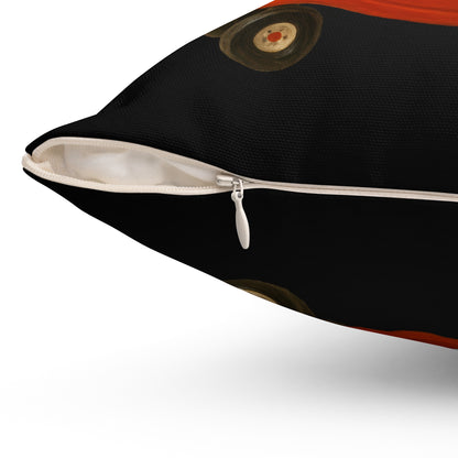 Lets Roll Throw Pillow