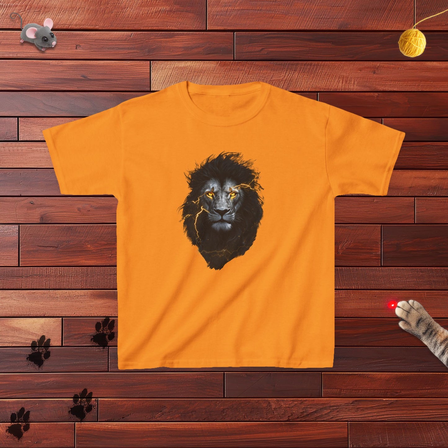 Big Cat Energy Kids Tee