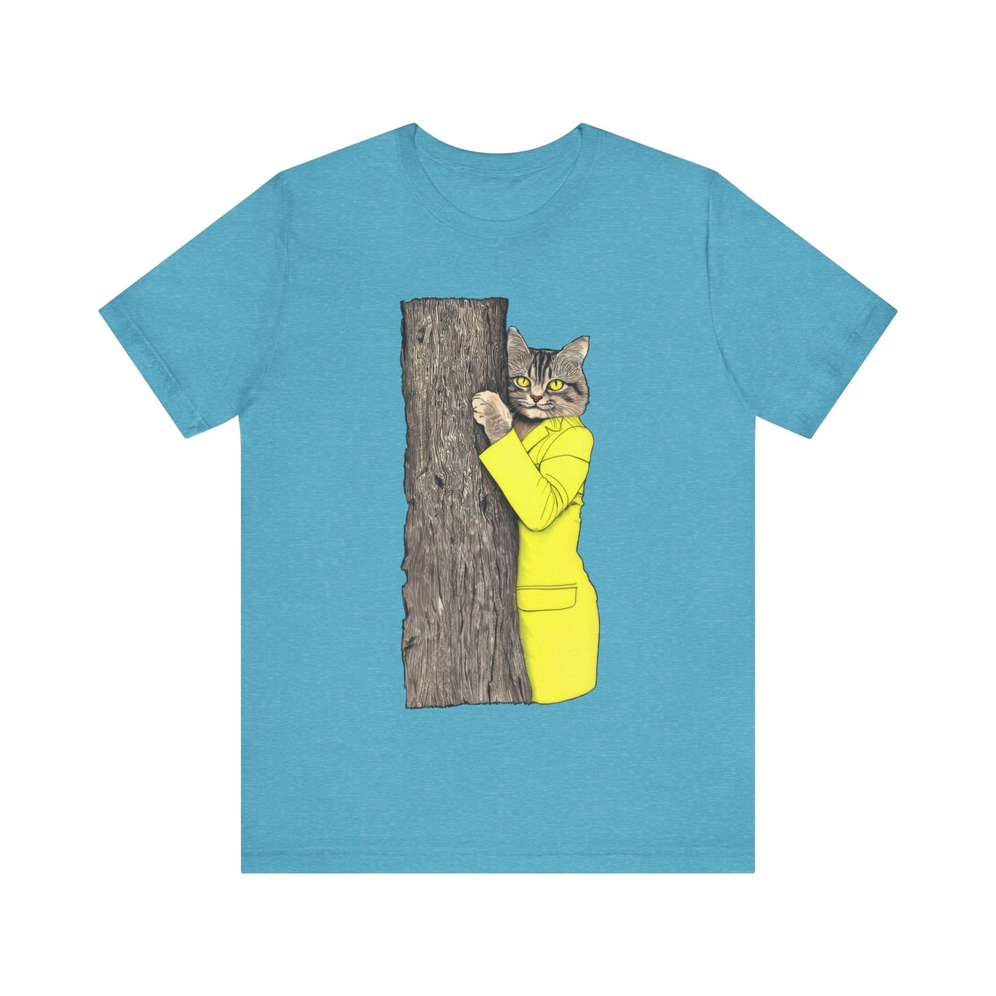 Yellow Jacket Cat Mens Tee