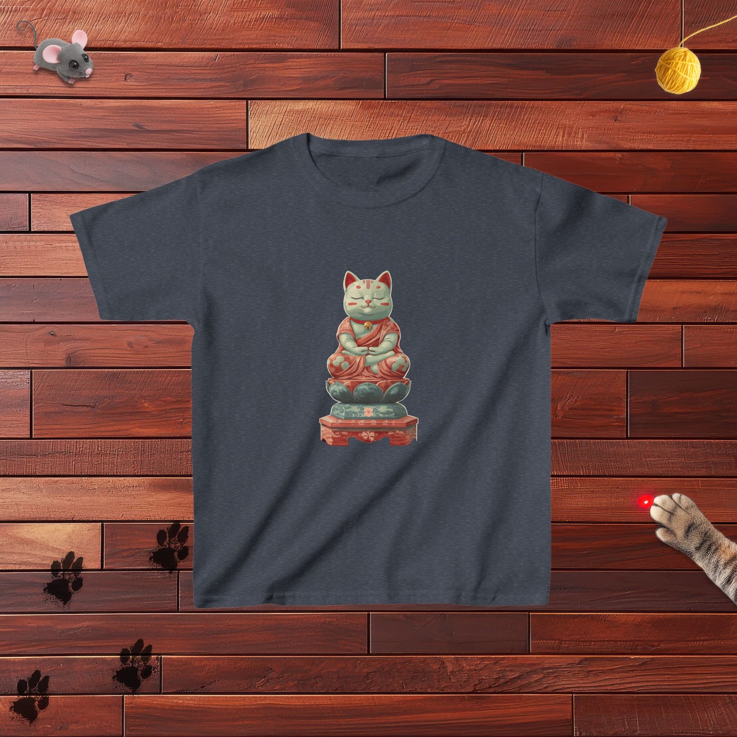 Buddha Kitty Kids Tee