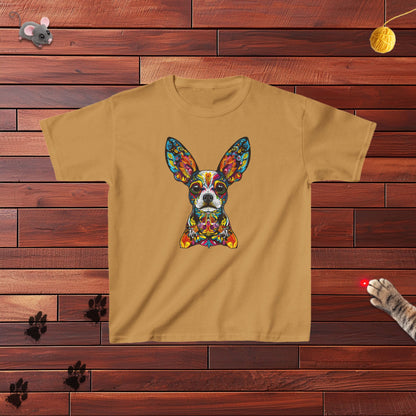 Dia De Muerte Doggo Kids Tee