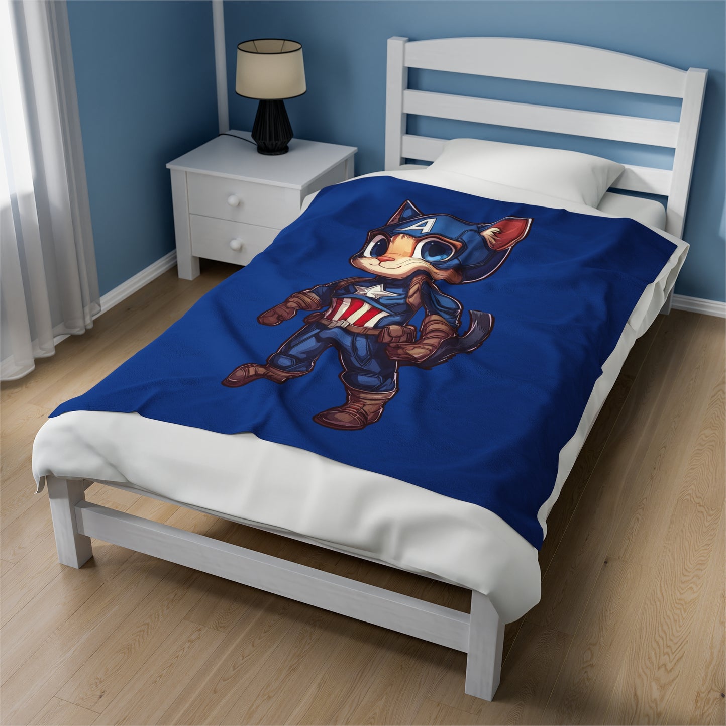Captain Americat Velveteen Plush Blanket
