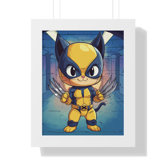 Wolverkitty Framed Wall Art