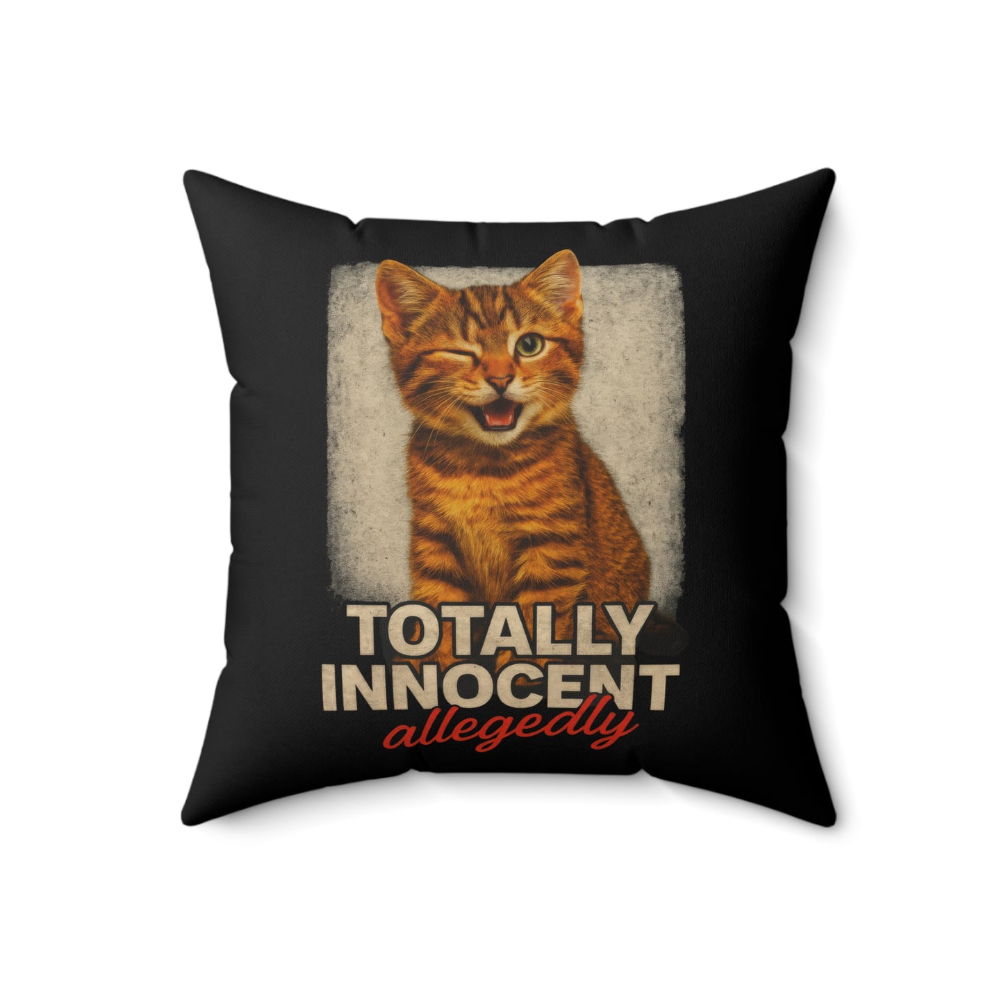Totally Innocent Throw Pillow