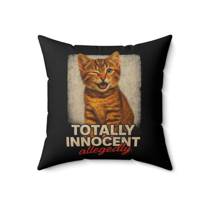 Totally Innocent Throw Pillow
