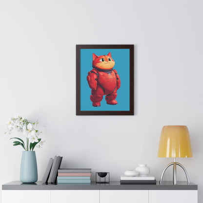 Big Kitty 6 Framed Wall Art