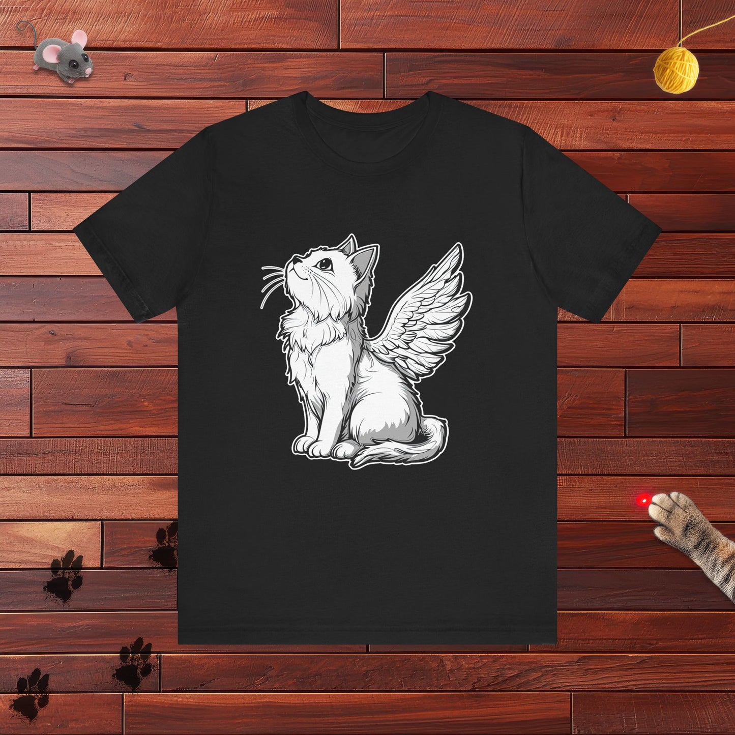 Angel Kitty Mens Tee