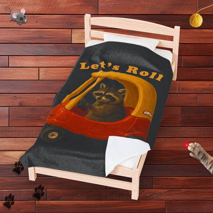 Lets Roll Velveteen Plush Blanket