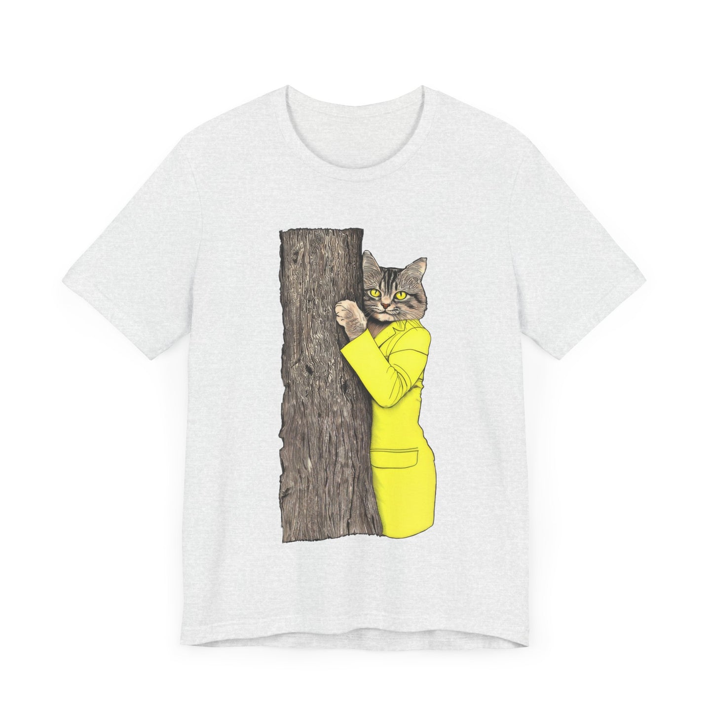 Yellow Jacket Cat Mens Tee