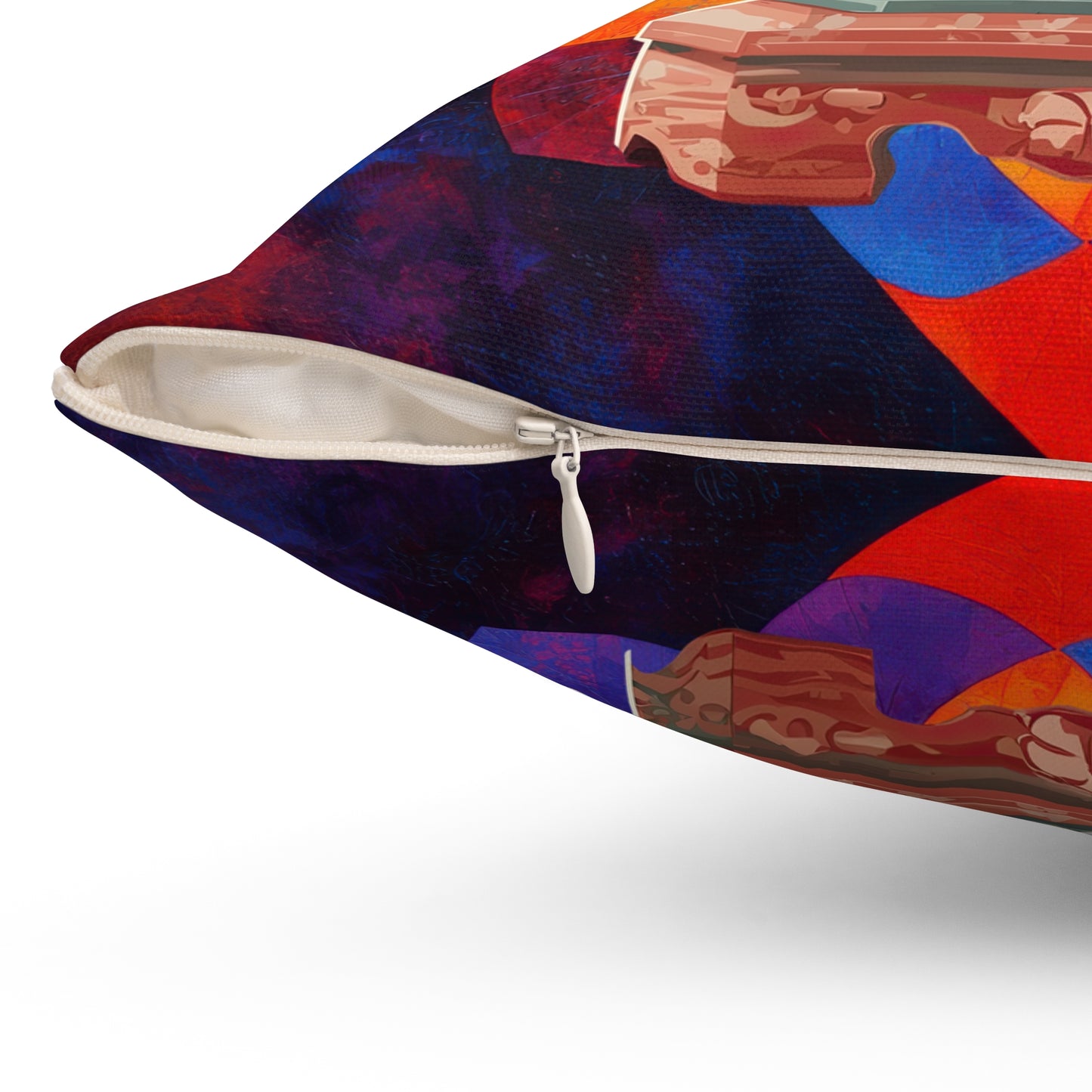 Buddha Kitty Throw Pillow