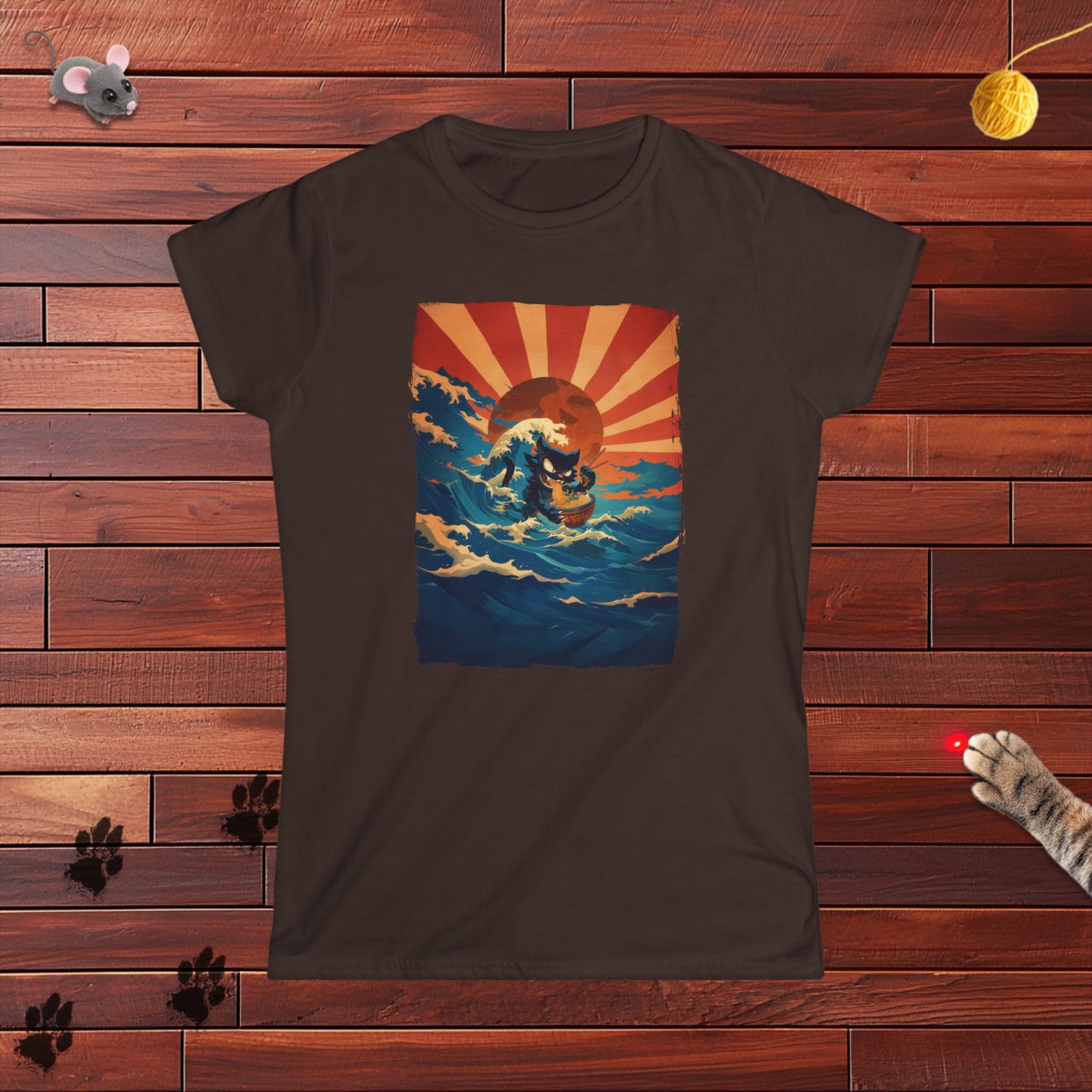 Ramen Kitty Ladies Tee