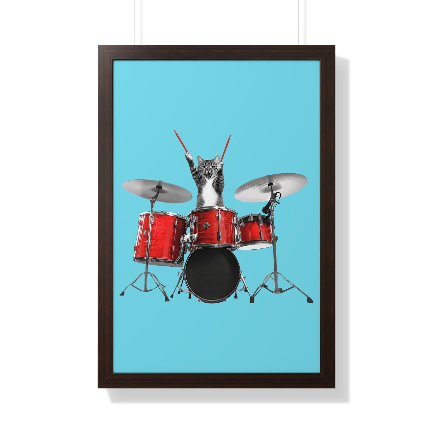 The Cutest Drummer Framed Wall Art