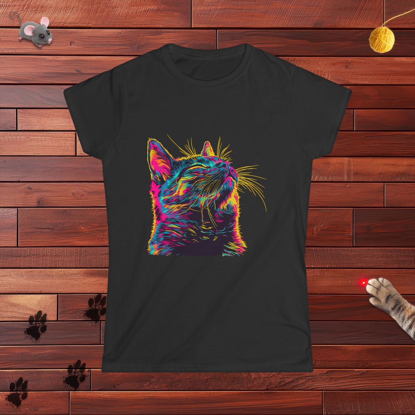 Electric Whiskers Ladies Tee