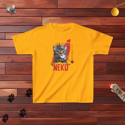 Neko King Of Our Hearts Kids Tee