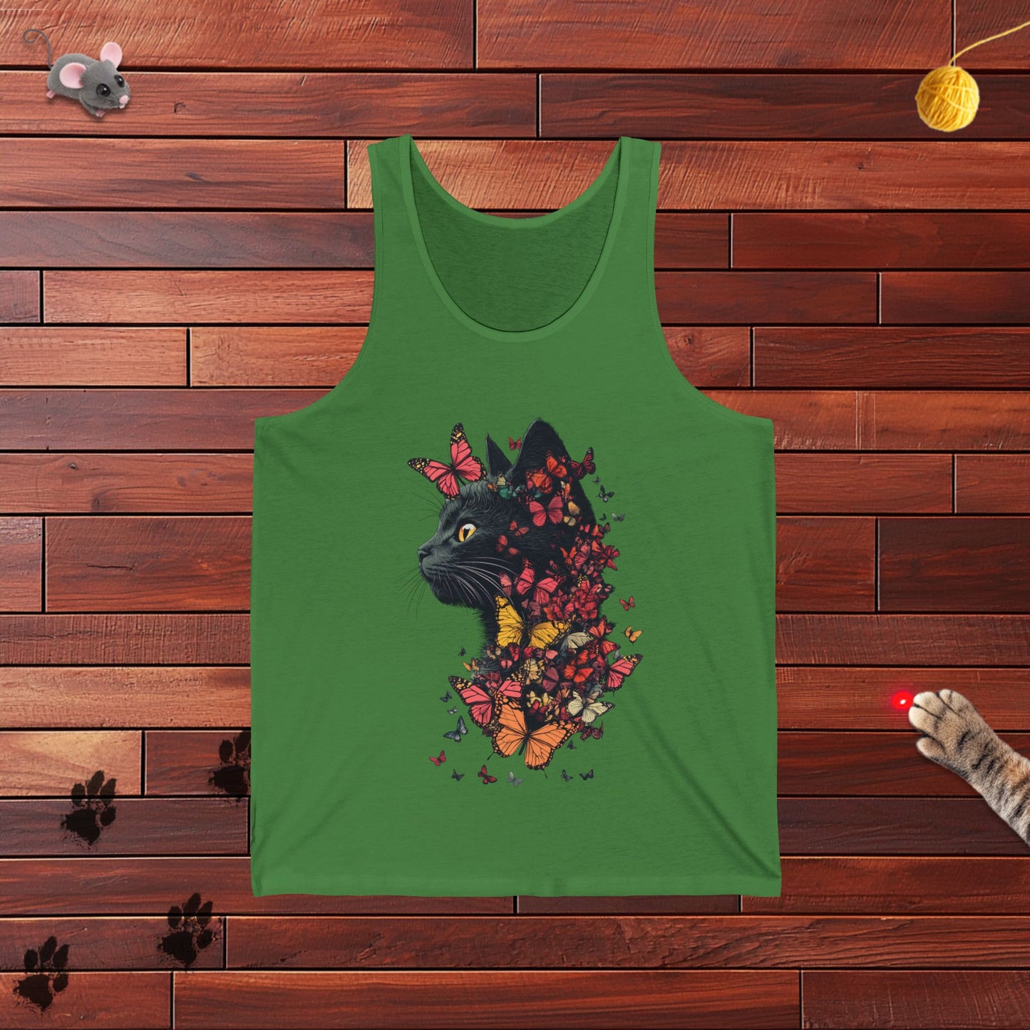 Butterfly Kitty Mens Tank