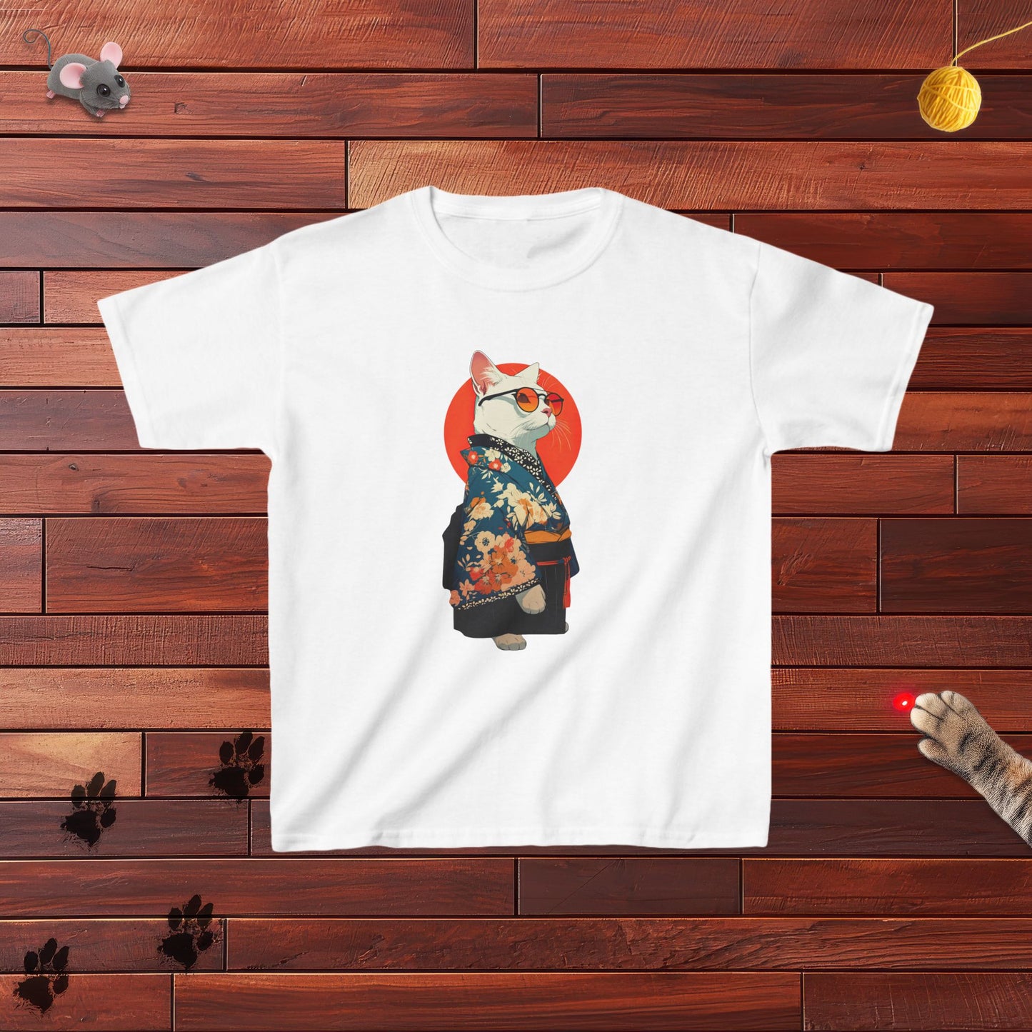 Kimono Kitty Kids Tee