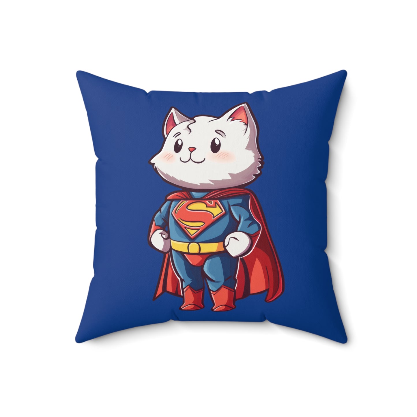 Supercat Throw Pillow