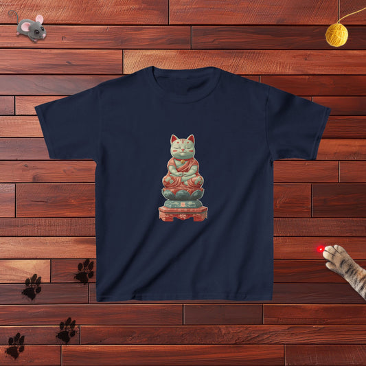 Buddha Kitty Kids Tee