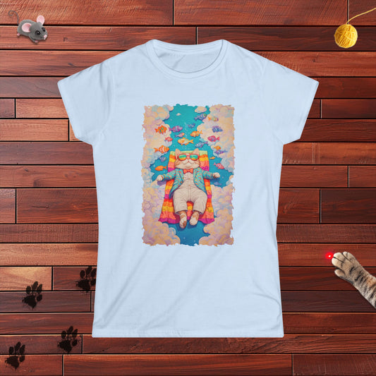 Chillaxing on Catnip Ladies Tee