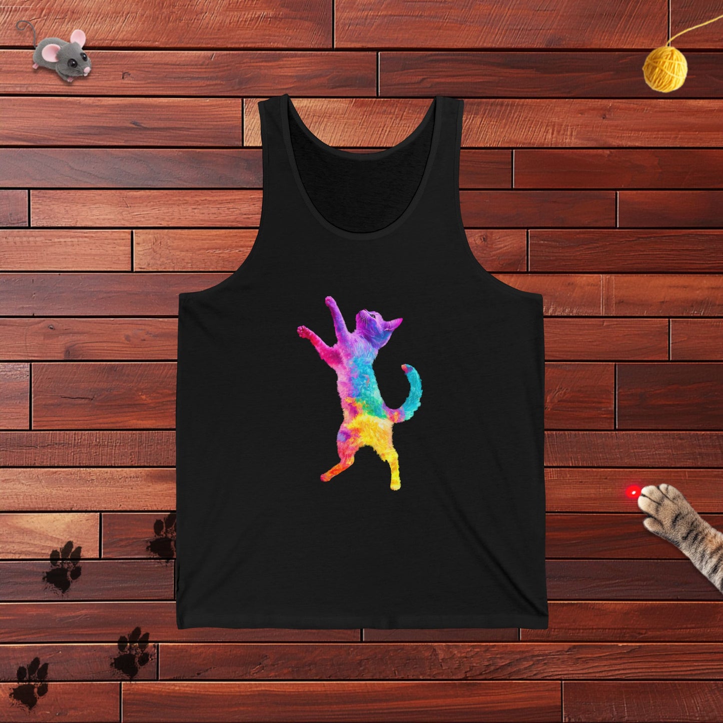 Vibing Cat Mens Tank