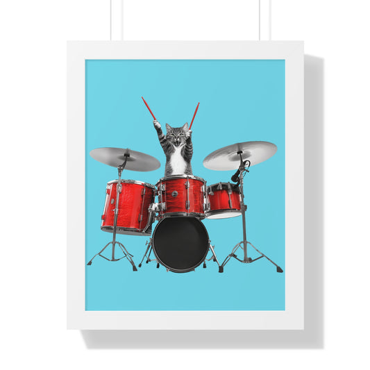 The Cutest Drummer Framed Wall Art