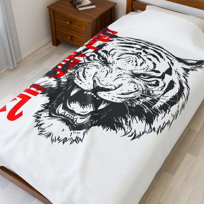 Born to Roar Velveteen Plush Blanket