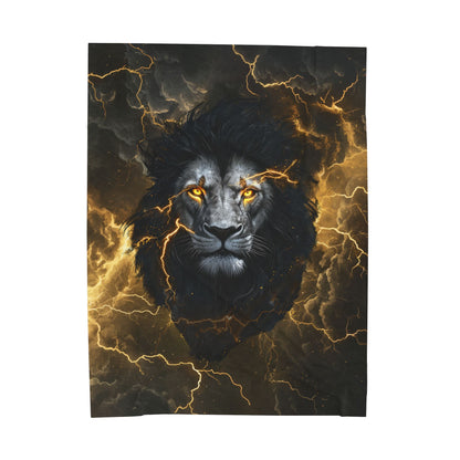 Big Cat Energy Velveteen Plush Blanket