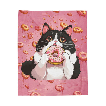 It's My Donut! Velveteen Plush Blanket