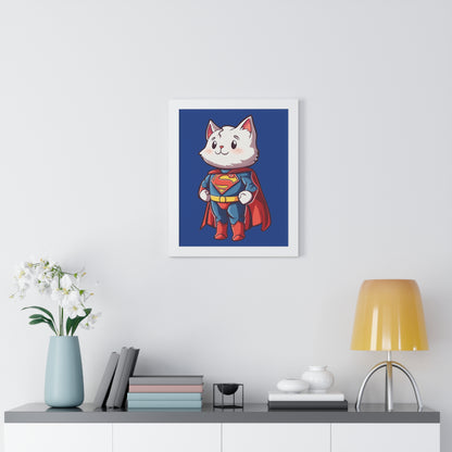 Supercat Framed Wall Art