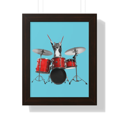 The Cutest Drummer Framed Wall Art