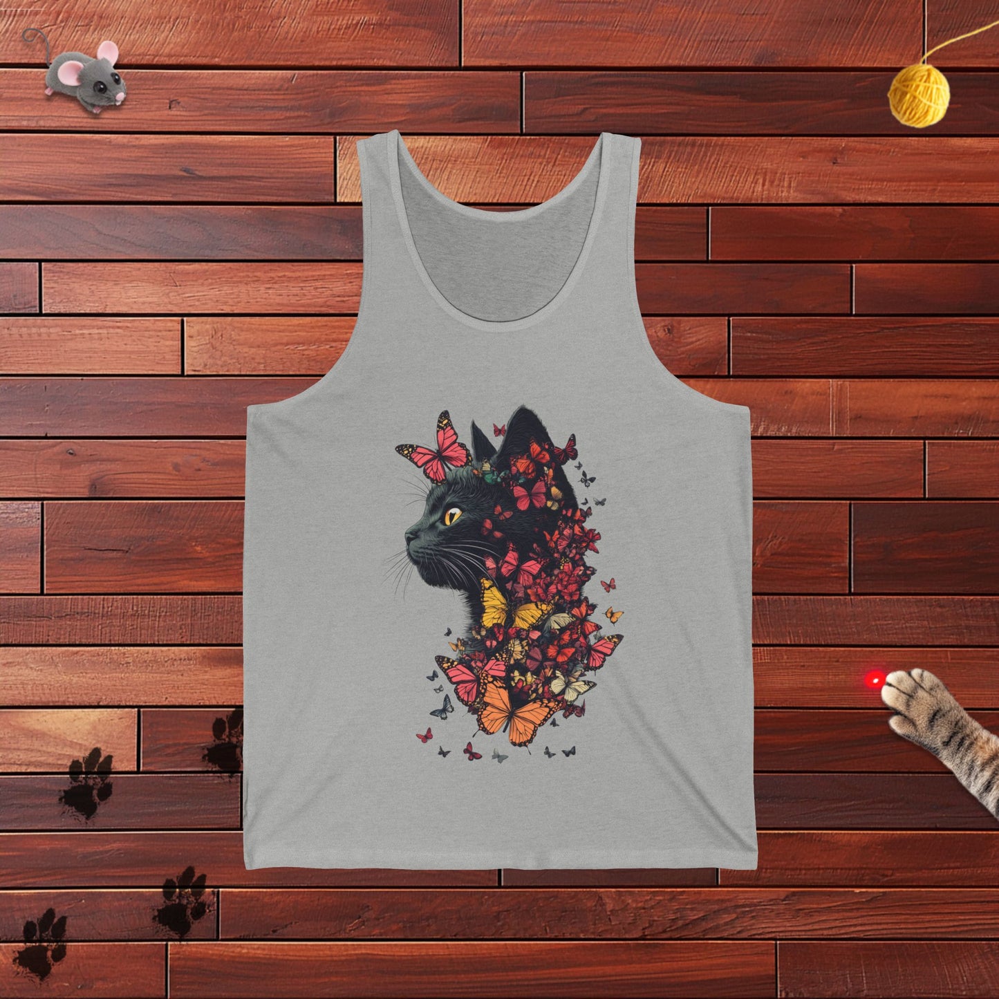 Butterfly Kitty Mens Tank