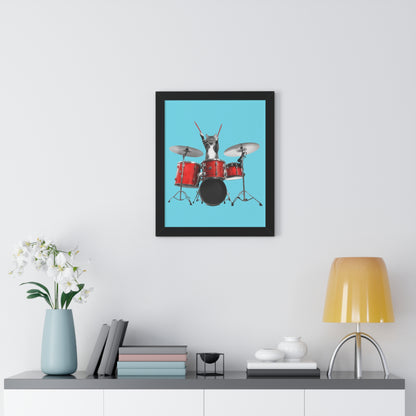 The Cutest Drummer Framed Wall Art