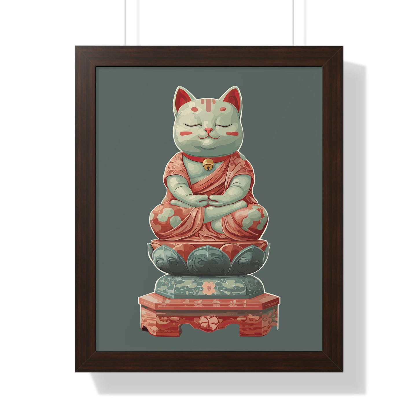 Buddy Kitty Framed Wall Art