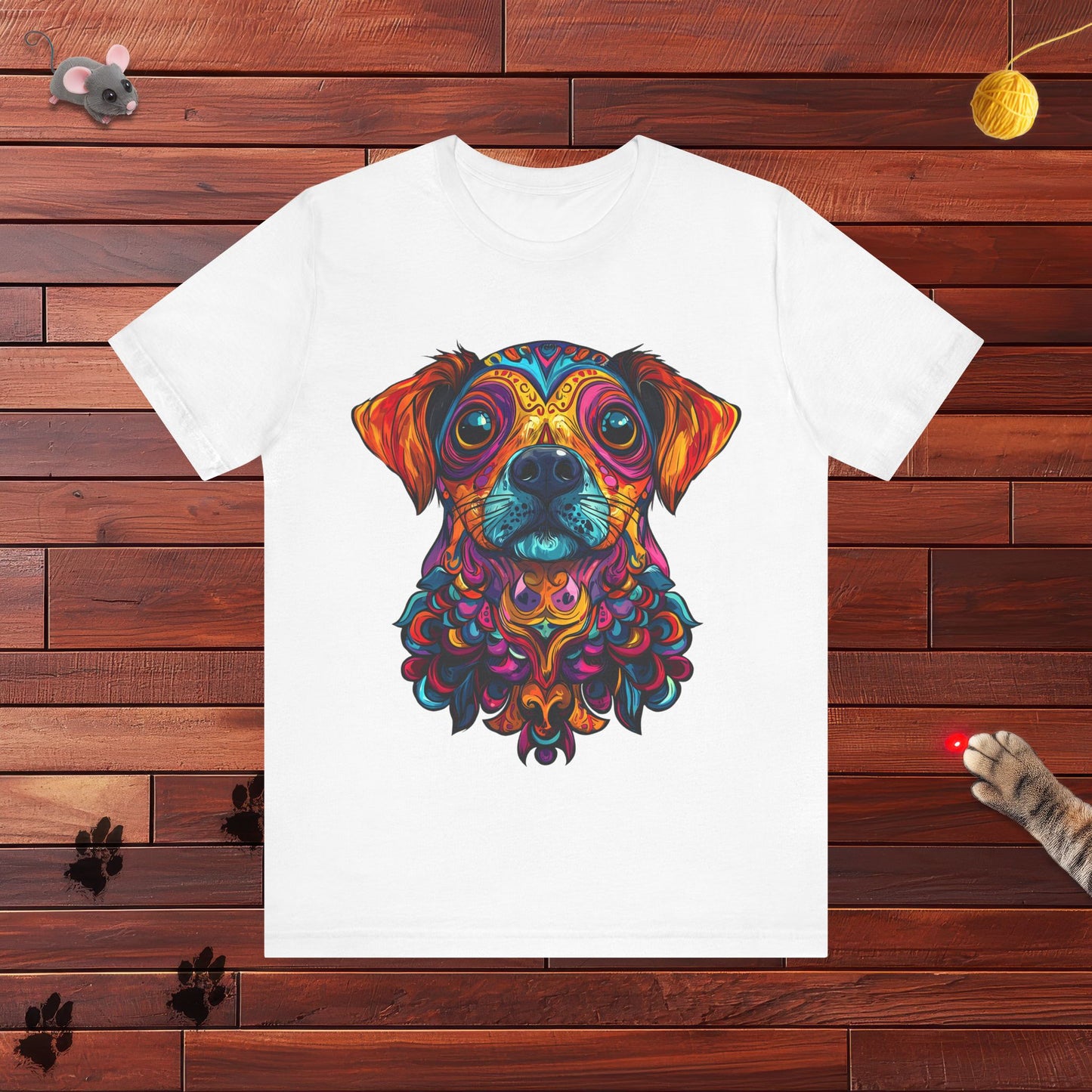 Dia De Muerte Perrito Mens Tee