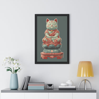 Buddy Kitty Framed Wall Art