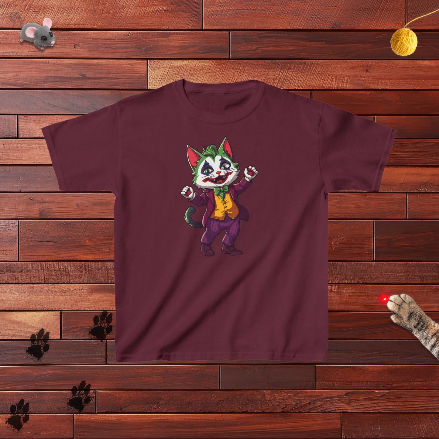 The Joker Cat Kids Tee