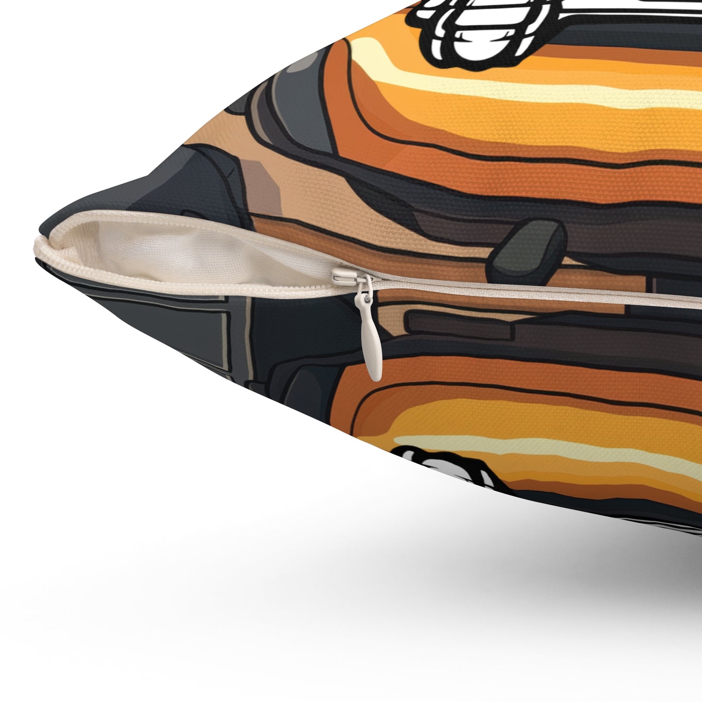 Gamer Kitty Throw Pillow