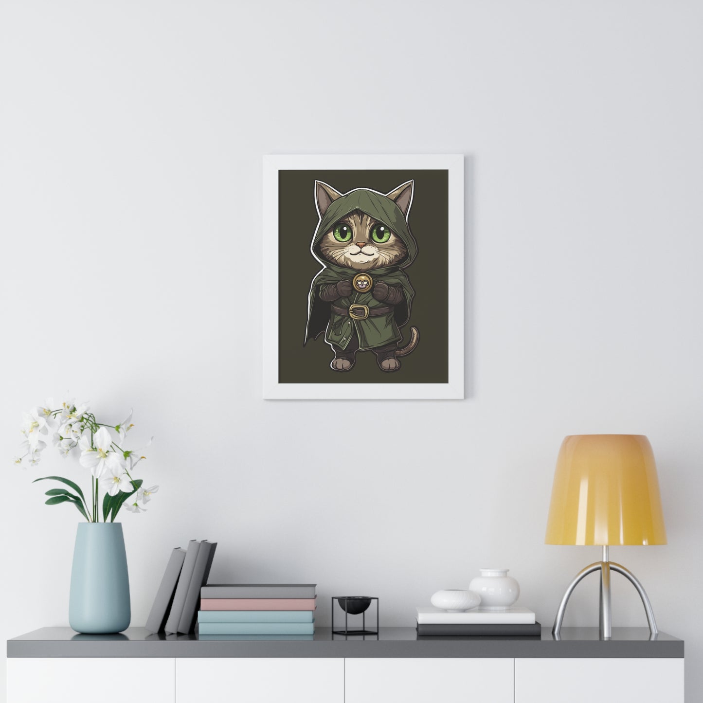 Dr. Doomcat Framed Wall Art