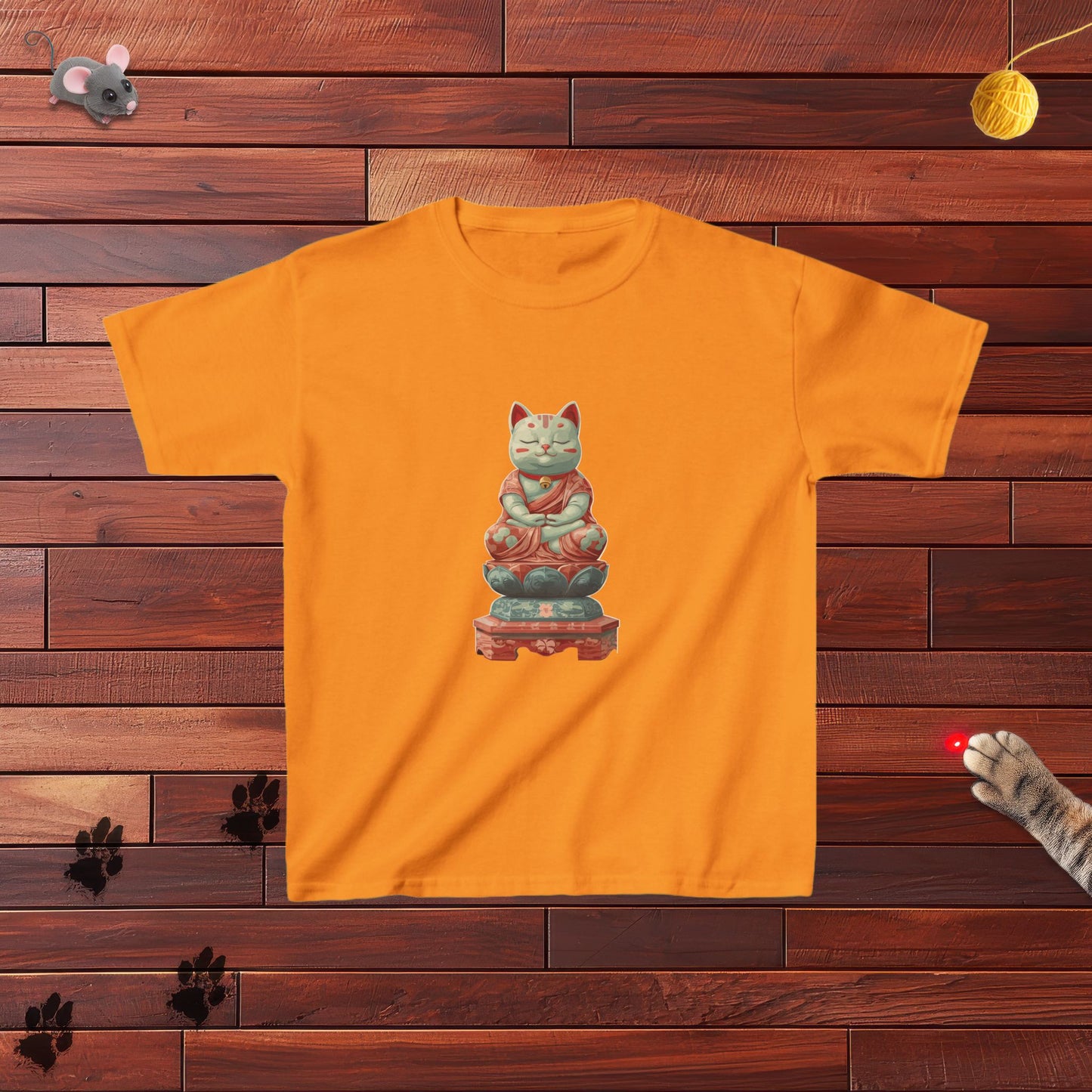 Buddha Kitty Kids Tee