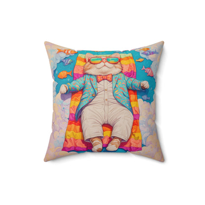 Spun Polyester Square Pillow