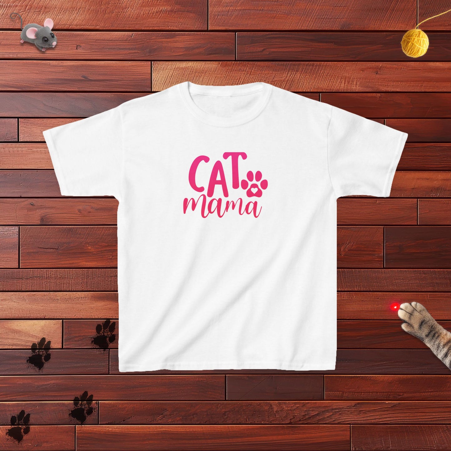 Cat Mama Kids Tee