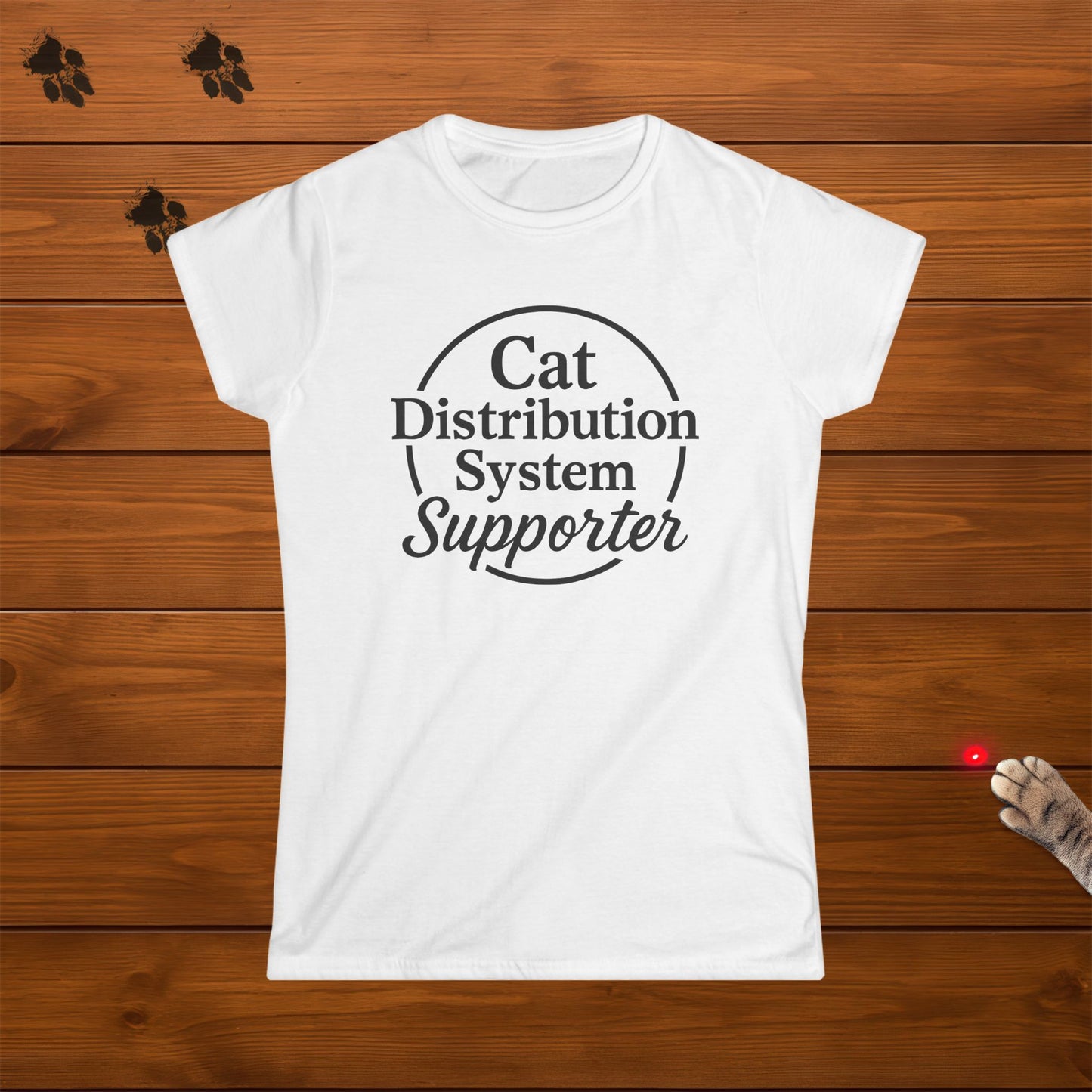 Cat Distribution System Supporter Ladies Tee