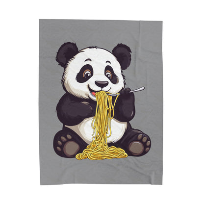 Panda Express Velveteen Plush Blanket