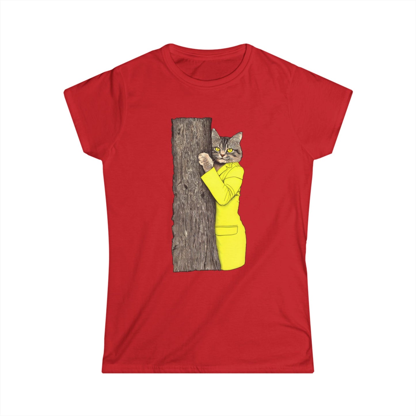 Yellow Jacket Cat Women's Tee