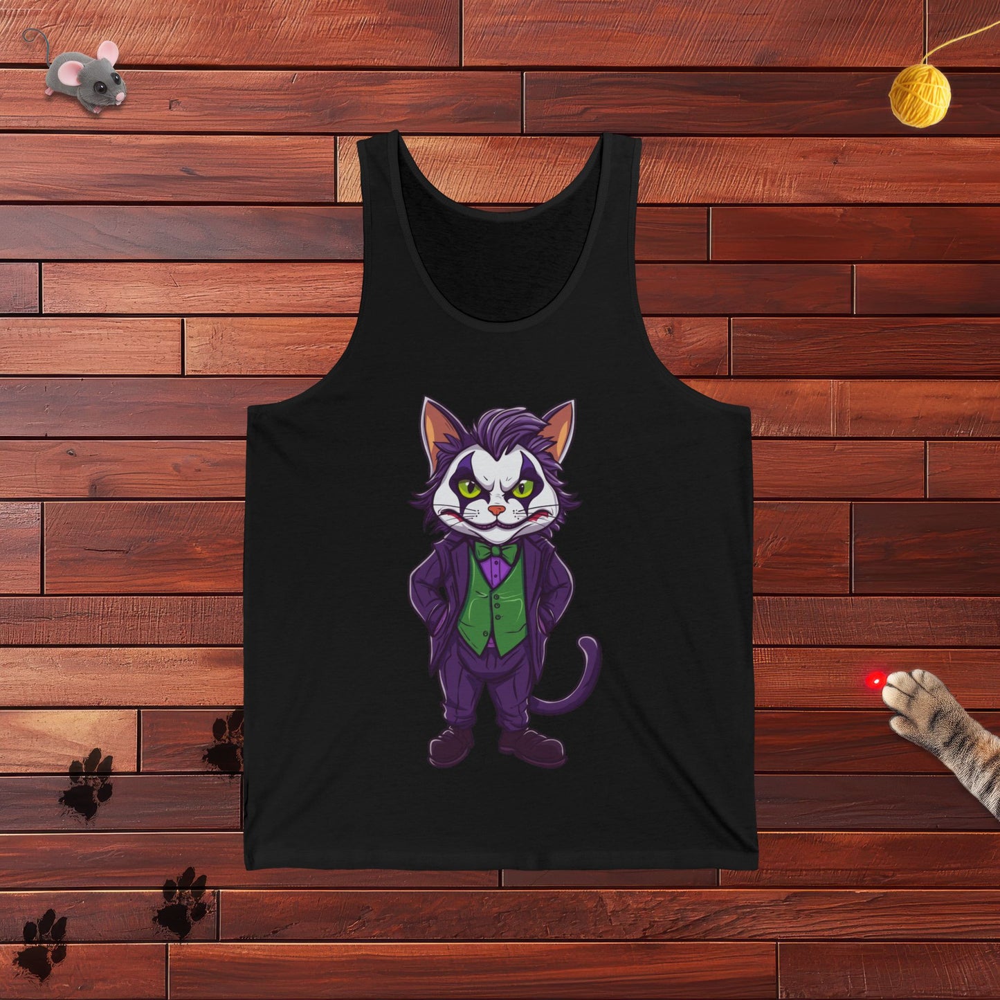 Joker Cat  Mens Tank