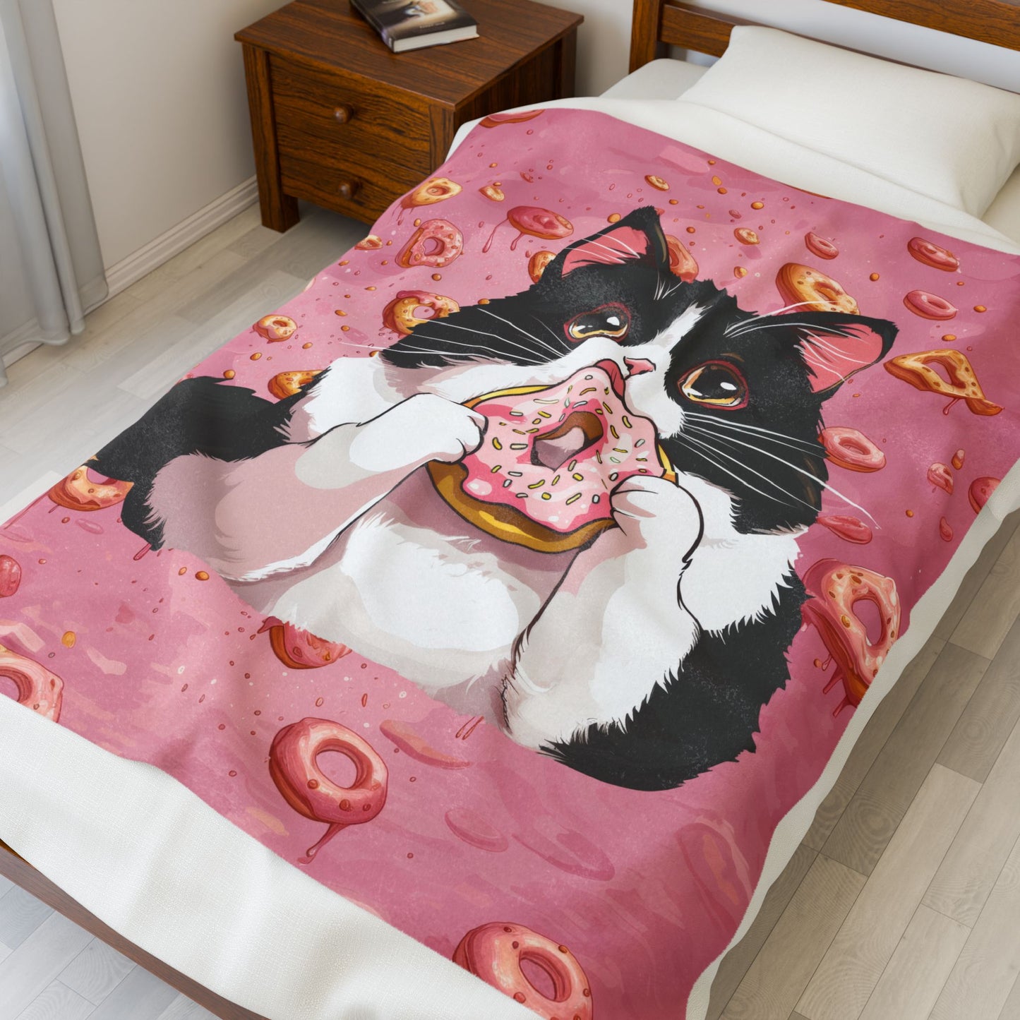 It's My Donut! Velveteen Plush Blanket